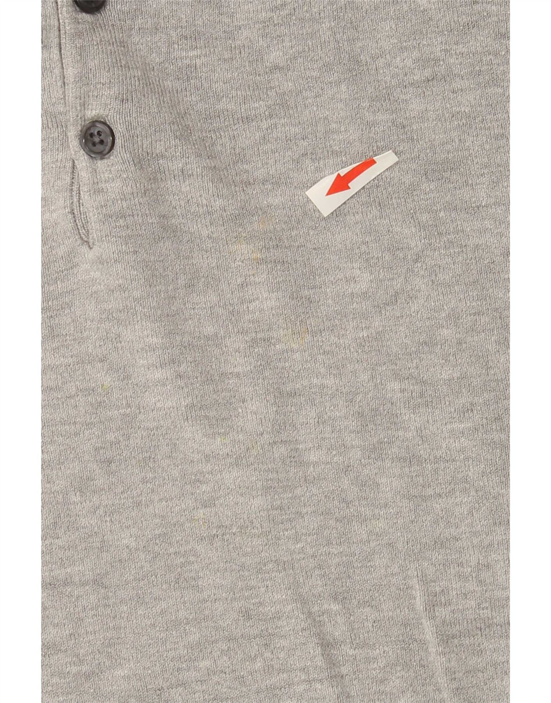 Zara Mens Polo Shirt Medium Grey