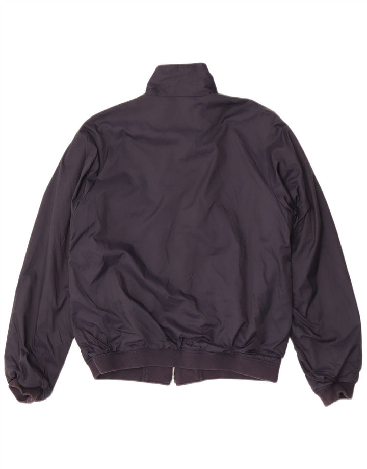 Gap Mens Bomber Jacket UK 38 Medium Navy Blue Nylon