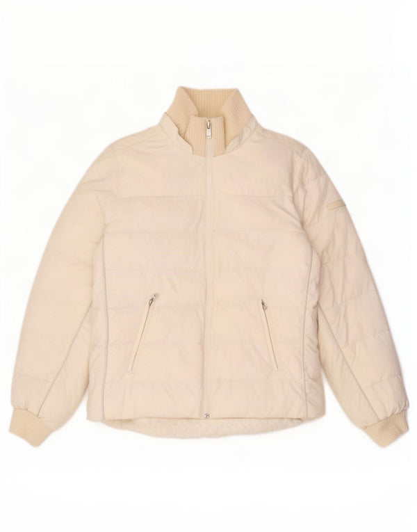 Champion Womens Padded Jacket UK 10 Small White Polyamide