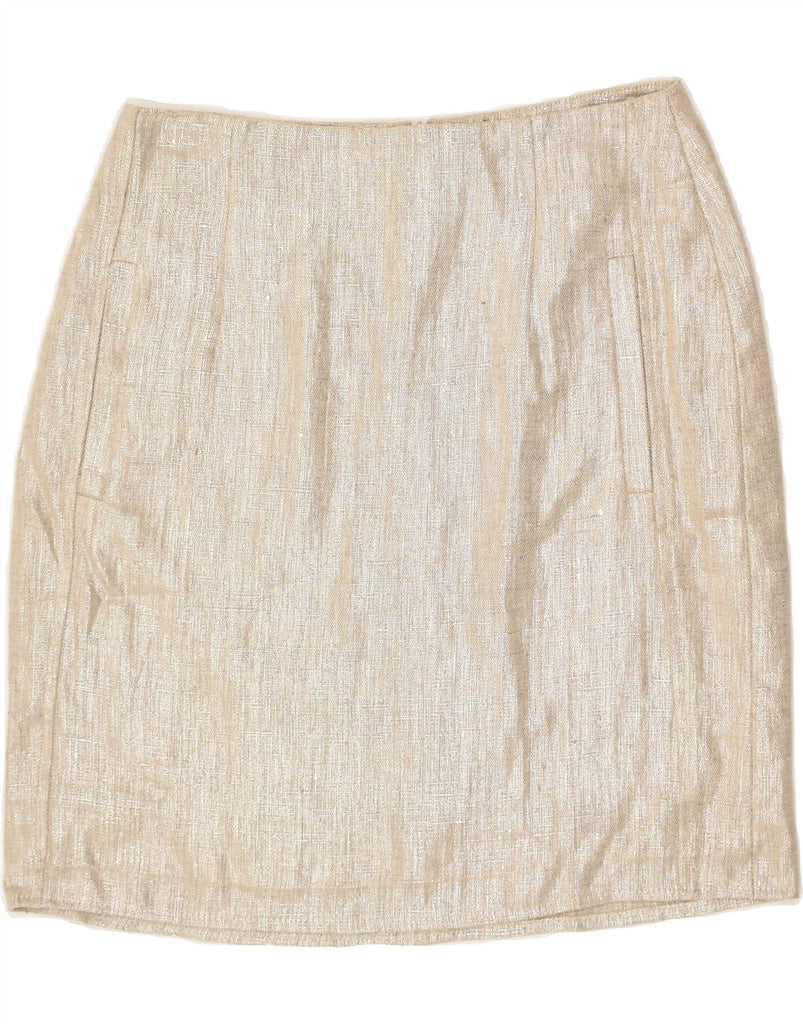 MASSIMO DUTTI Womens Straight Skirt W26 Small Grey | Vintage Massimo Dutti | Thrift | Second-Hand Massimo Dutti | Used Clothing | Messina Hembry 