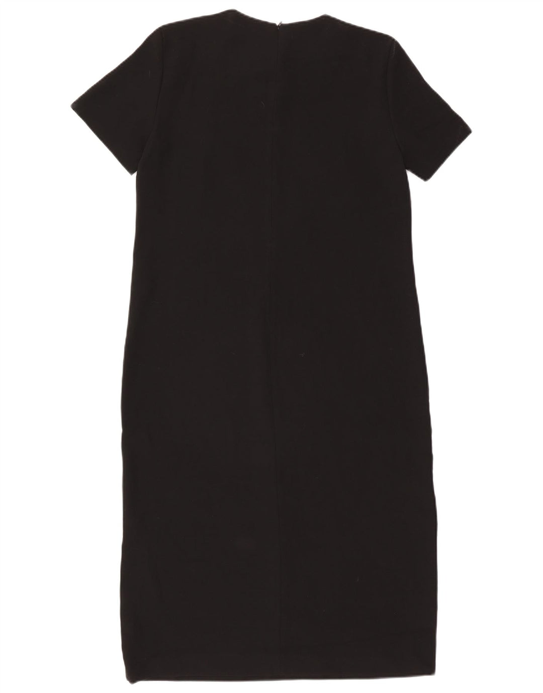 Zara Womens Sheath Dress UK 14 Large Black Polyester