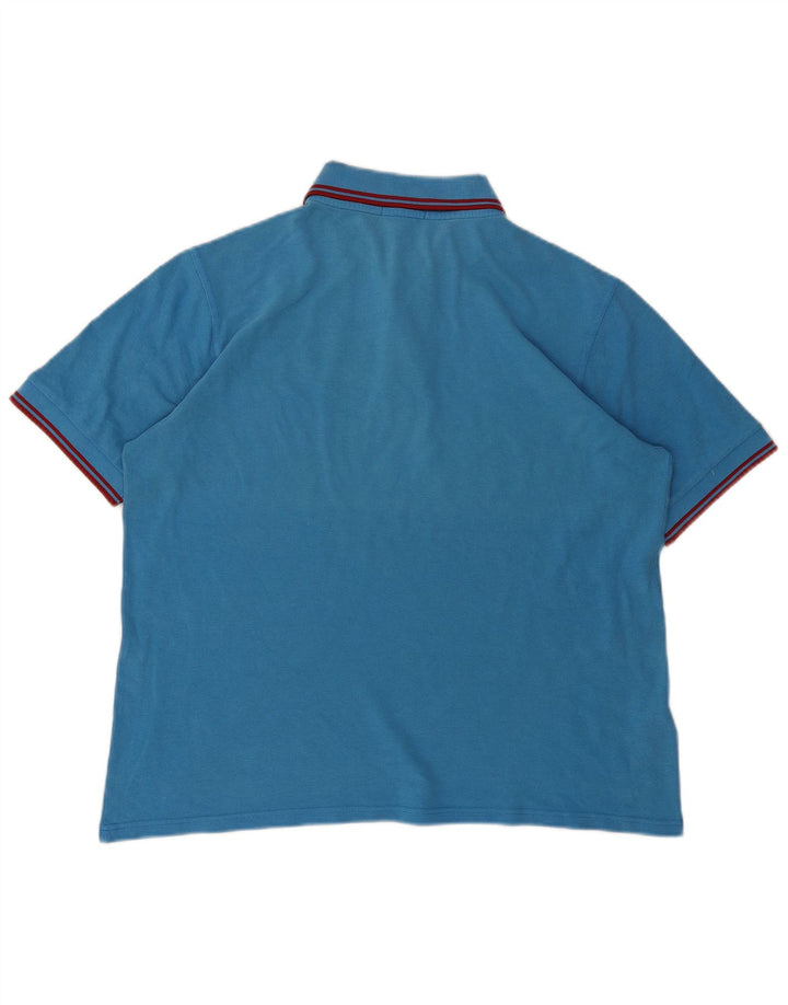 Fred Perry Mens Polo Shirt XL Blue Cotton