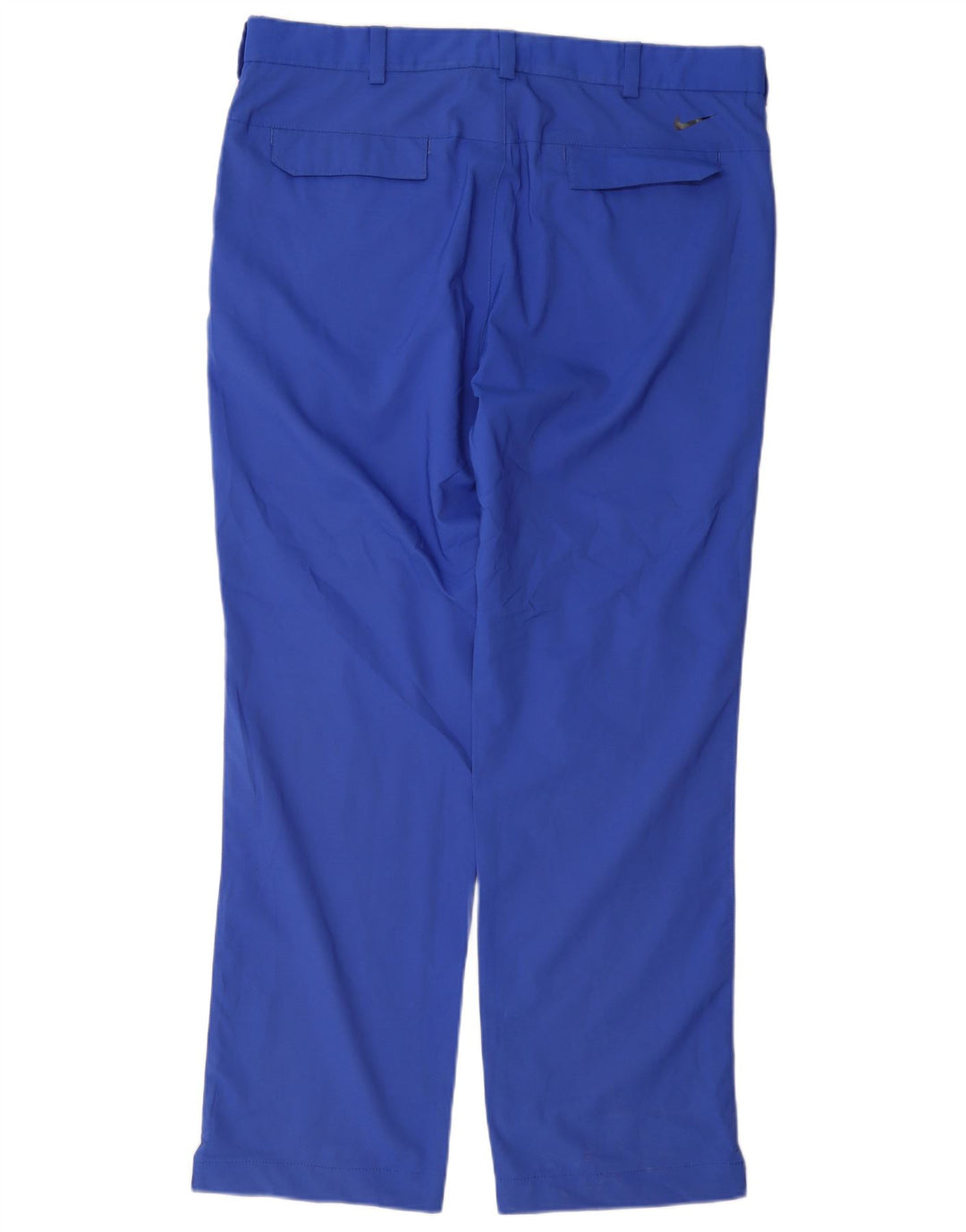 Nike Mens Dri Fit Straight Chino Trousers W34 L32 Blue Polyester