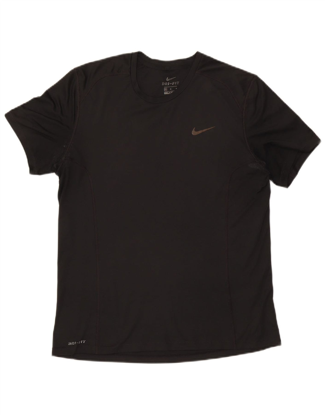 Nike Mens Dri Fit T-Shirt Top Medium Black
