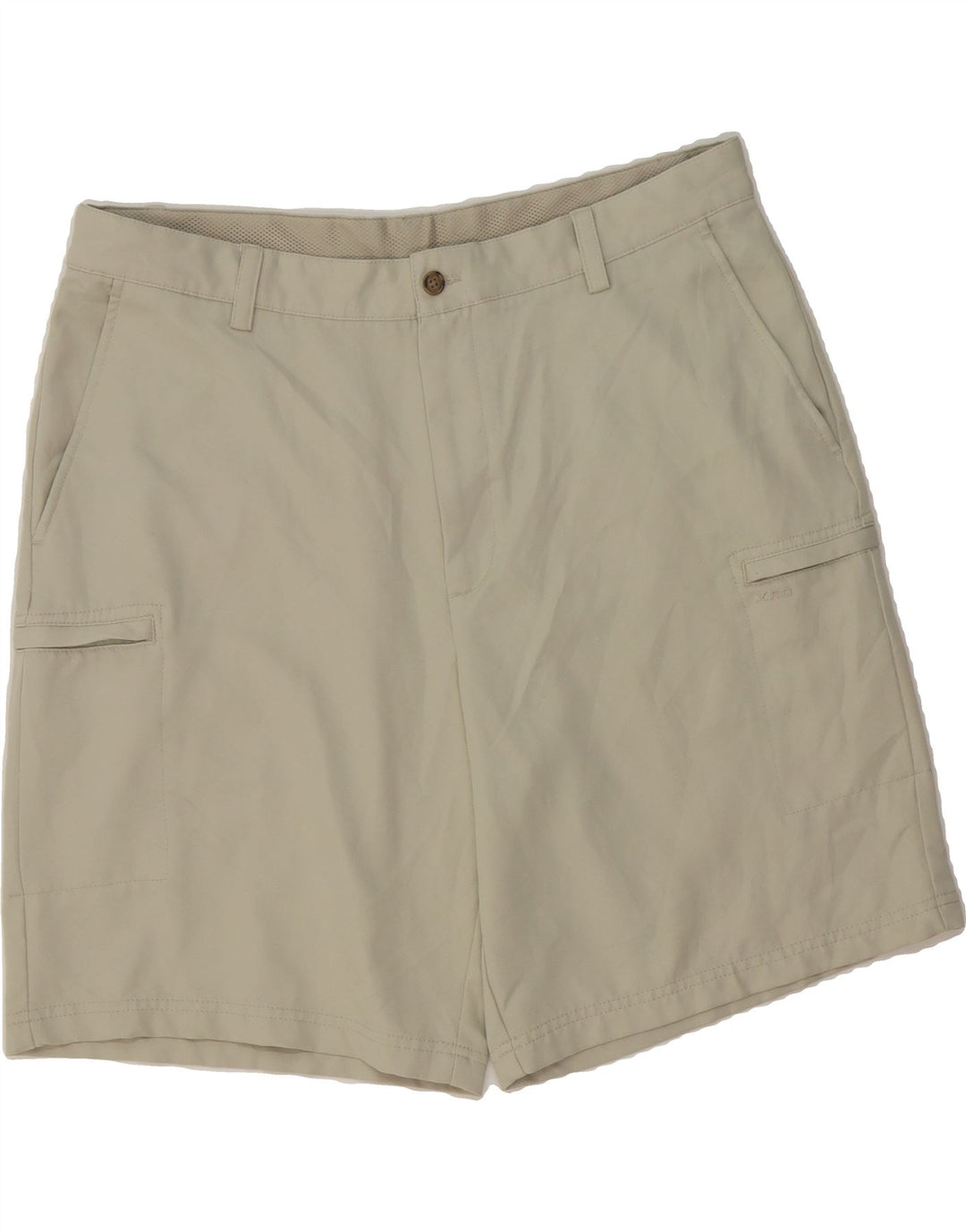 IZOD Mens Golf Cargo Shorts W38 XL Grey Polyester Vintage Izod and Second-Hand Izod from Messina Hembry 