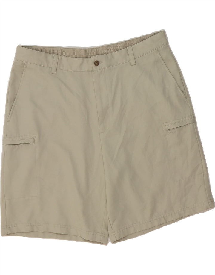 IZOD Mens Golf Cargo Shorts W38 XL Grey Polyester Vintage Izod and Second-Hand Izod from Messina Hembry 