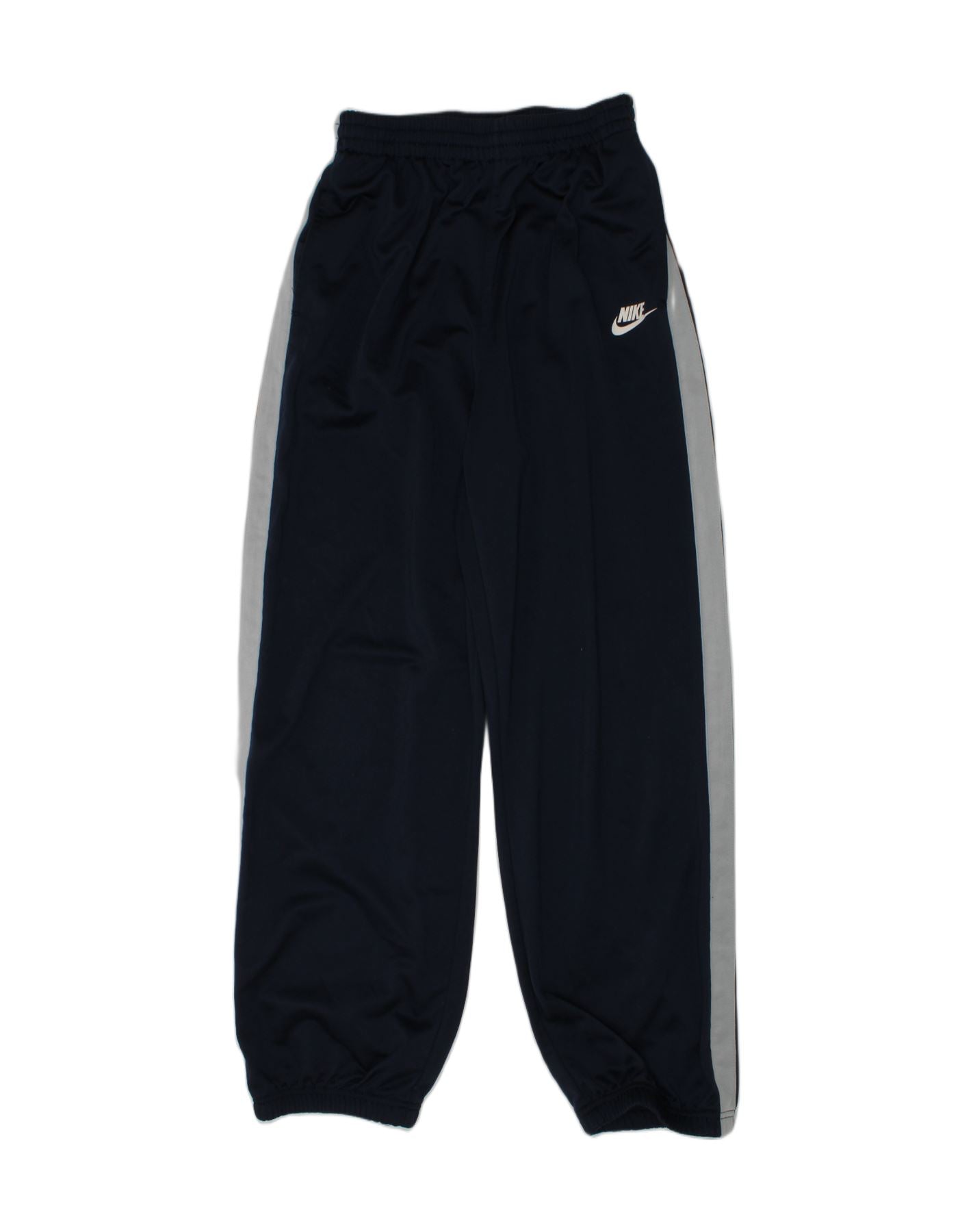 NIKE Boys Tracksuit Trousers 13-14 Years XL Navy Blue Polyester, Vintage &  Second-Hand Clothing Online