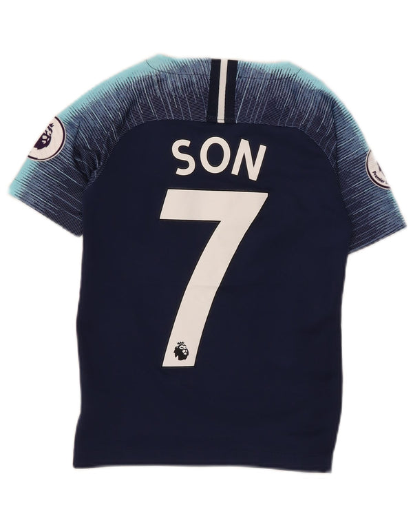 Nike Boys Tottenham Hotspur Graphic T-Shirt Top 8-9 Years Small Navy Blue