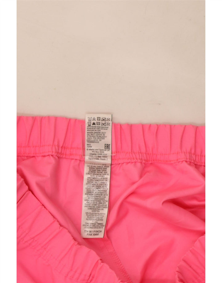 Marks & Spencer Girls Sport Shorts 12-13 Years Pink Polyester