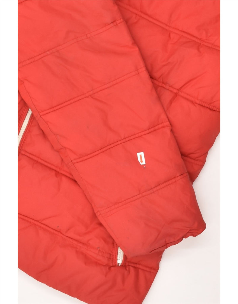 JACK & JONES Mens Hooded Padded Jacket UK 42 XL Red Nylon | Vintage Jack & Jones | Thrift | Second-Hand Jack & Jones | Used Clothing | Messina Hembry 