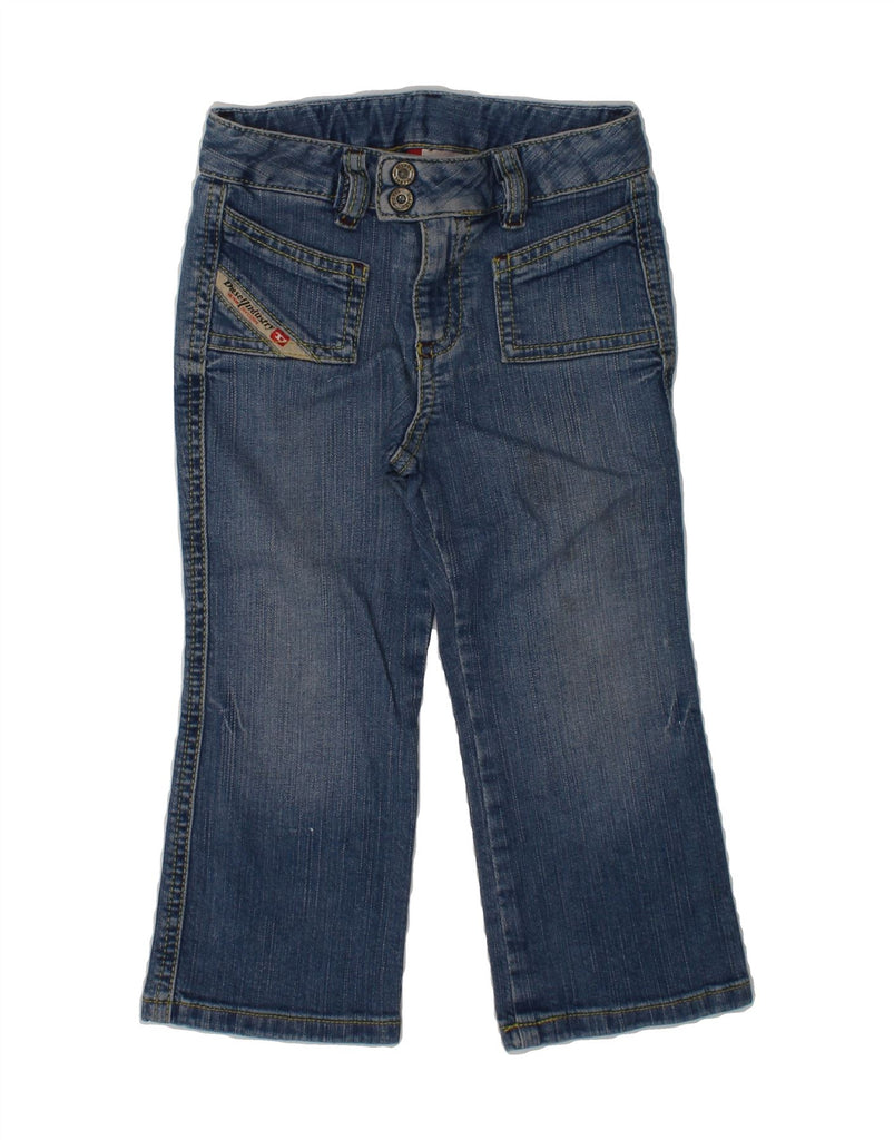 DIESEL Baby Girls Bootcut Jeans 18-24 Months W20 L13  Blue Cotton | Vintage Diesel | Thrift | Second-Hand Diesel | Used Clothing | Messina Hembry 