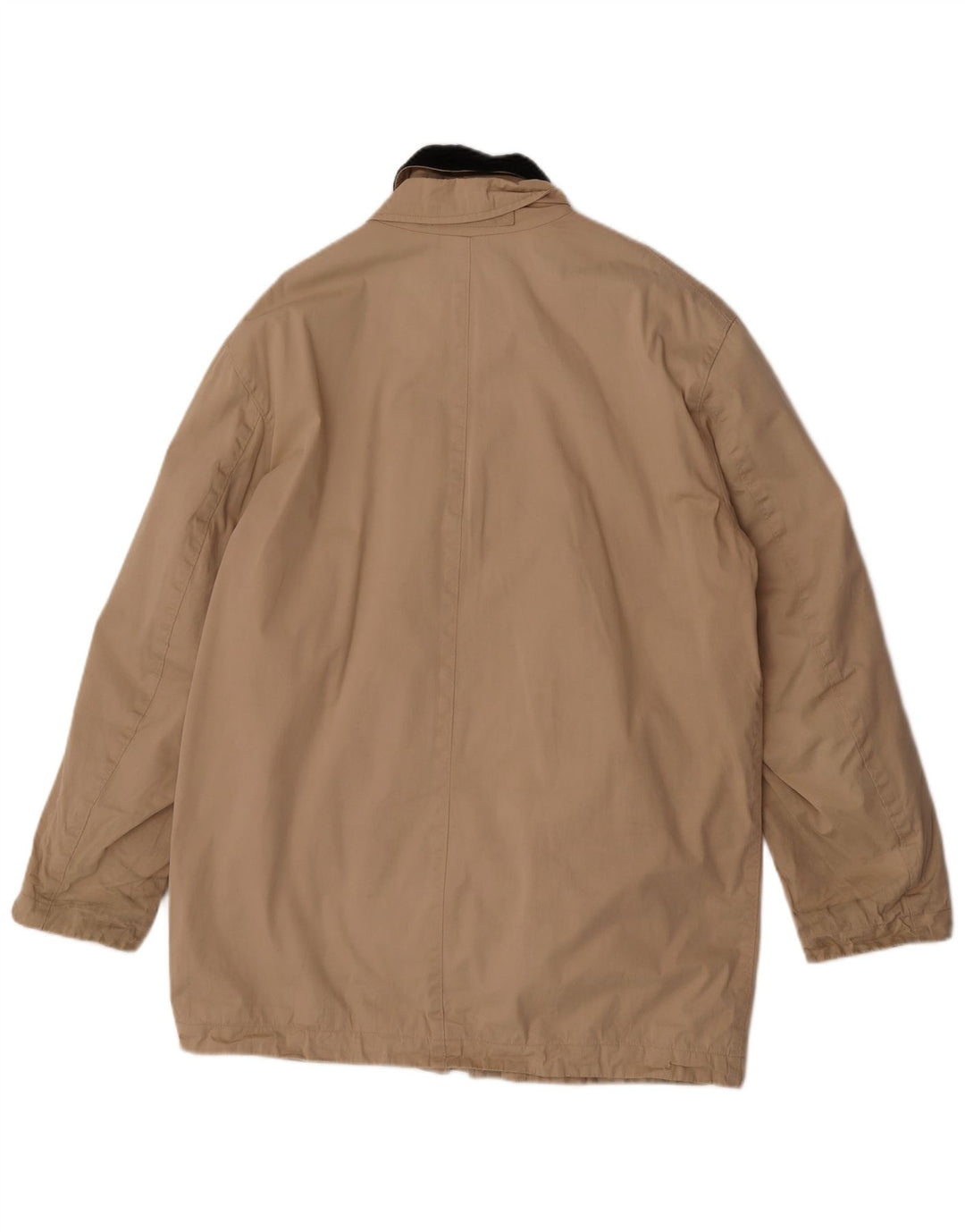 Gant Mens Overcoat UK 40 Large Beige Colourblock