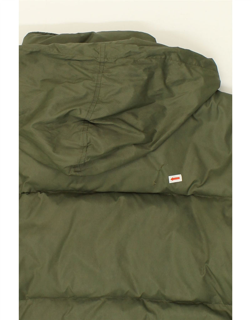 TOMMY HILFIGER Boys Hooded Padded Jacket 15-16 Years XL Green Nylon | Vintage Tommy Hilfiger | Thrift | Second-Hand Tommy Hilfiger | Used Clothing | Messina Hembry 