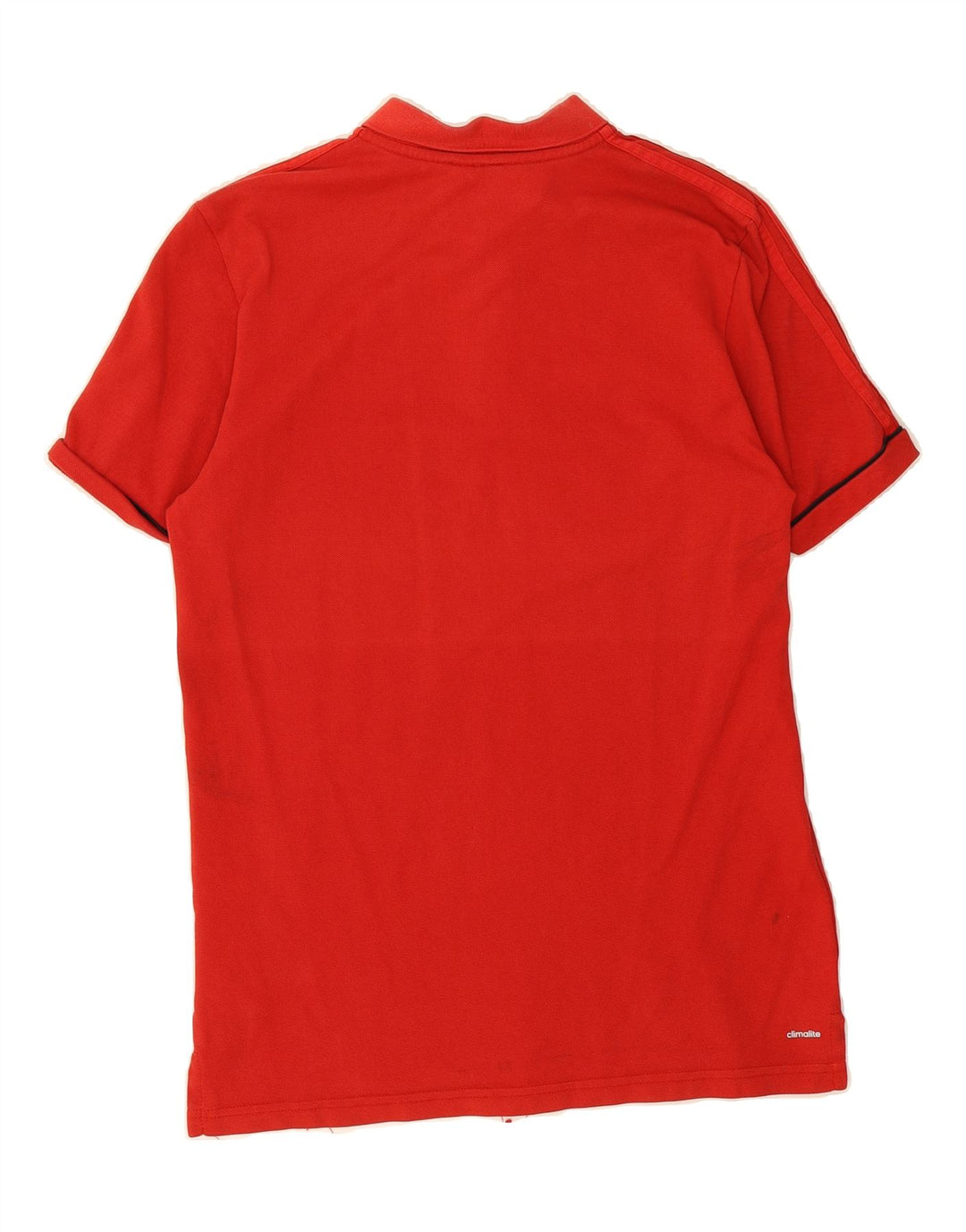 ADIDAS Mens Climalite Polo Shirt Medium Red Cotton Vintage Adidas and Second-Hand Adidas from Messina Hembry 