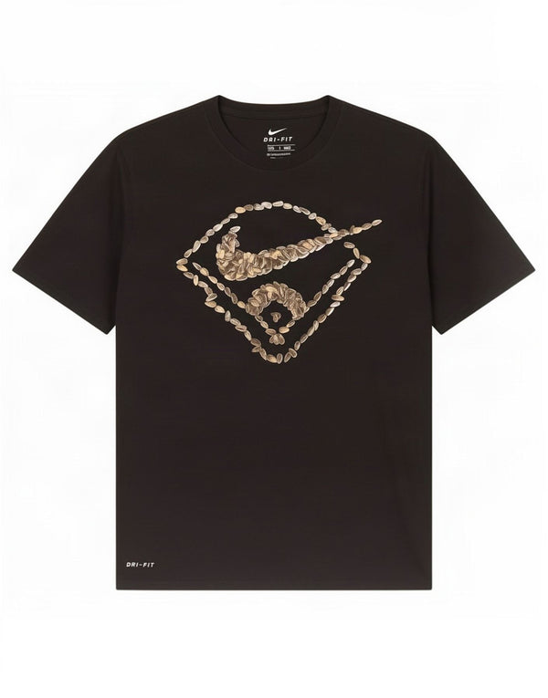 Nike Mens Dri Fit Graphic T-Shirt Top Large Black