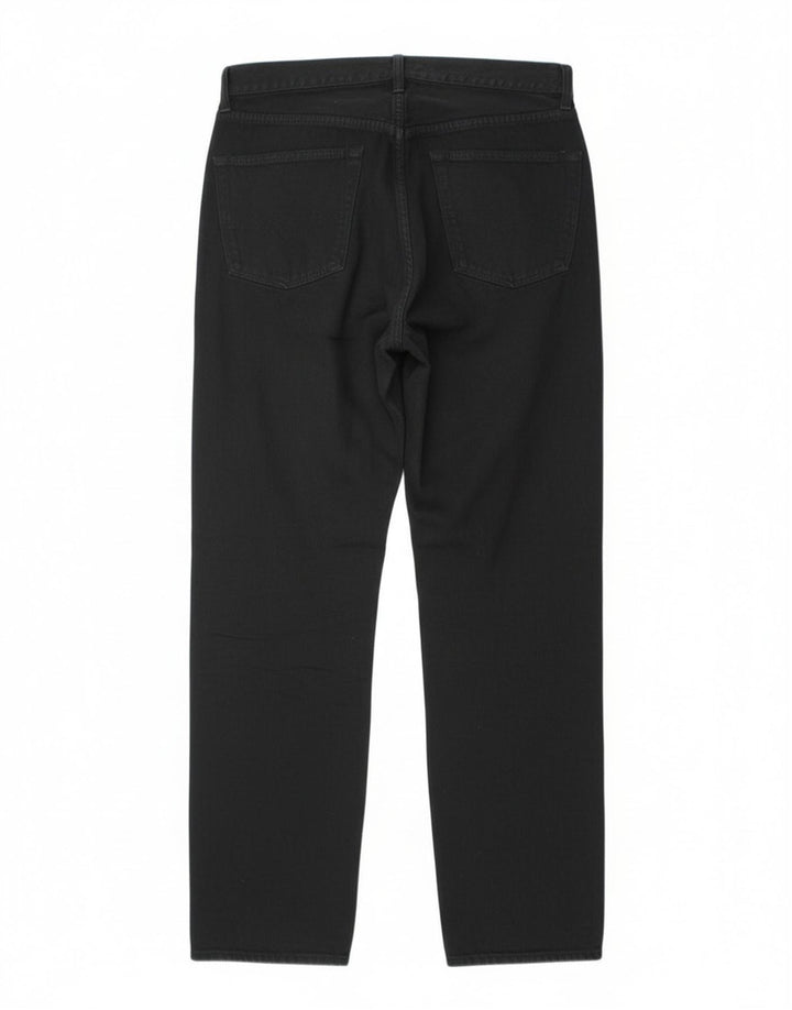 Replay Mens Tapered Jeans W32 L32 Black Cotton