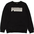 PUMA Boys Graphic Sweatshirt Jumper 13-14 Years Black Cotton | Vintage Puma | Thrift | Second-Hand Puma | Used Clothing | Messina Hembry 