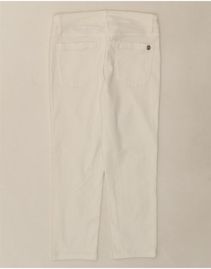 MASSIMO DUTTI Womens Slim Cropped Jeans EU 40 Medium W30 L22 White Vintage Massimo Dutti and Second-Hand Massimo Dutti from Messina Hembry 