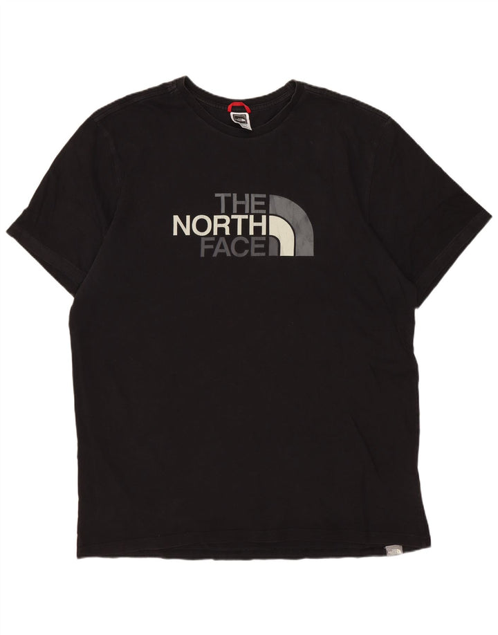 The North Face Mens Graphic T-Shirt Top Large Black Cotton
