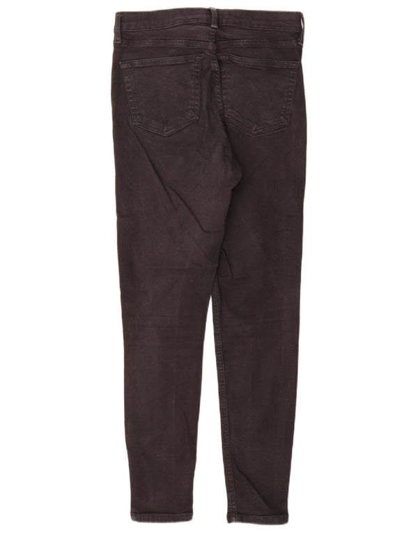 Topshop Womens Jamie Skinny Jeans W30 L29 Black Cotton