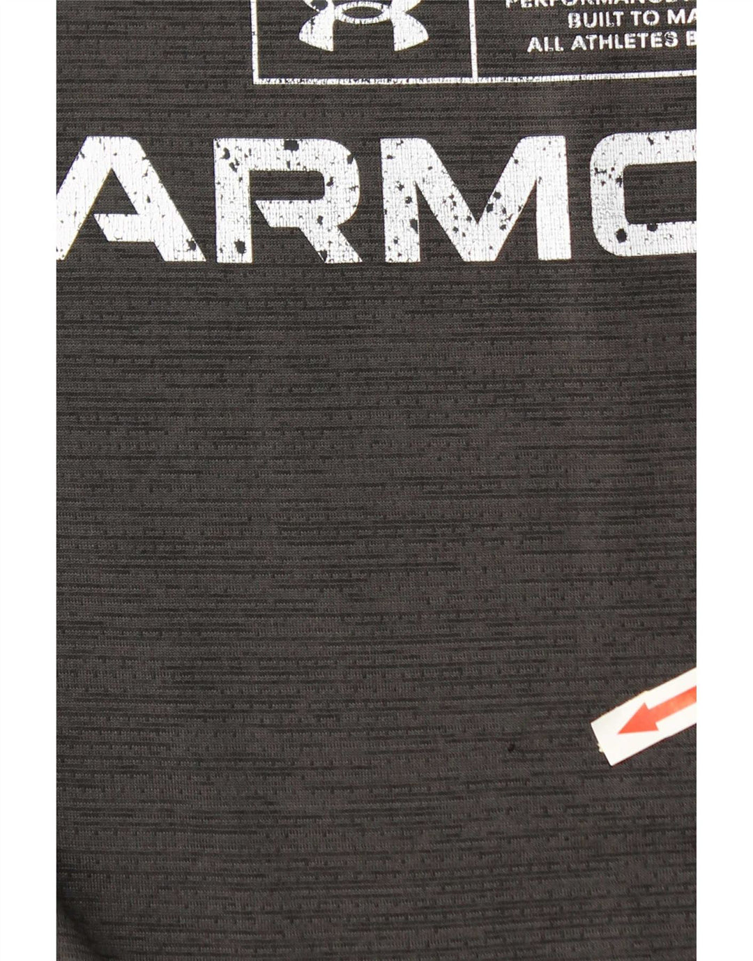 Under Armour Boys Graphic T-Shirt Top 13-14 Years XL Grey Flecked Polyester