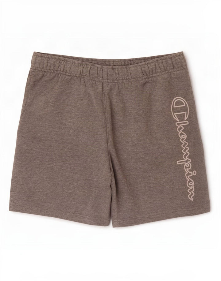 Champion Mens Graphic Sport Shorts Medium Grey Cotton