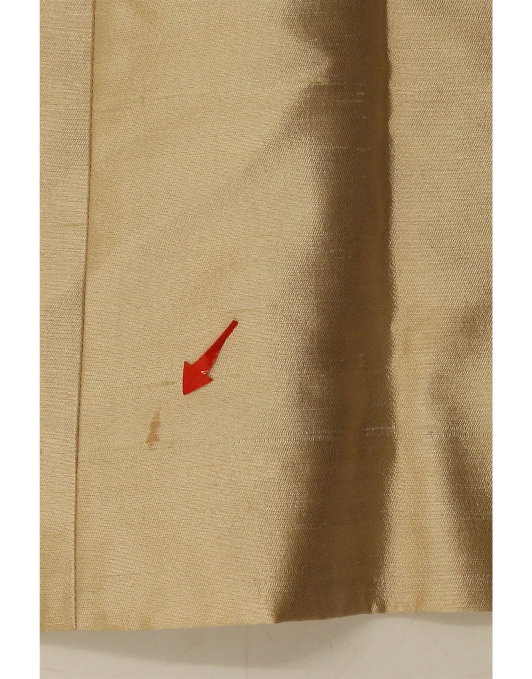 VINTAGE Womens Sleeveless A-Line Dress UK 12 Medium Beige Vintage Vintage and Second-Hand Vintage from Messina Hembry 