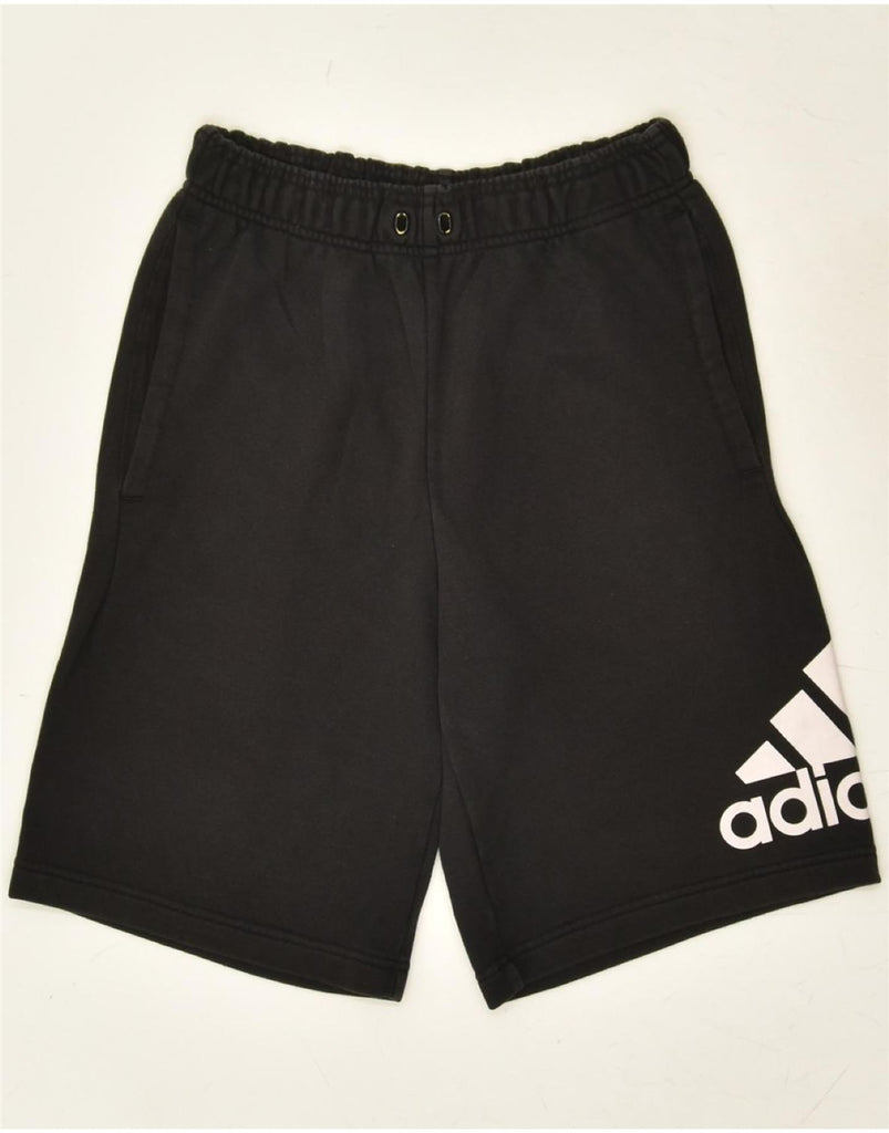 ADIDAS Mens Graphic Sport Shorts XS Black | Vintage Adidas | Thrift | Second-Hand Adidas | Used Clothing | Messina Hembry 