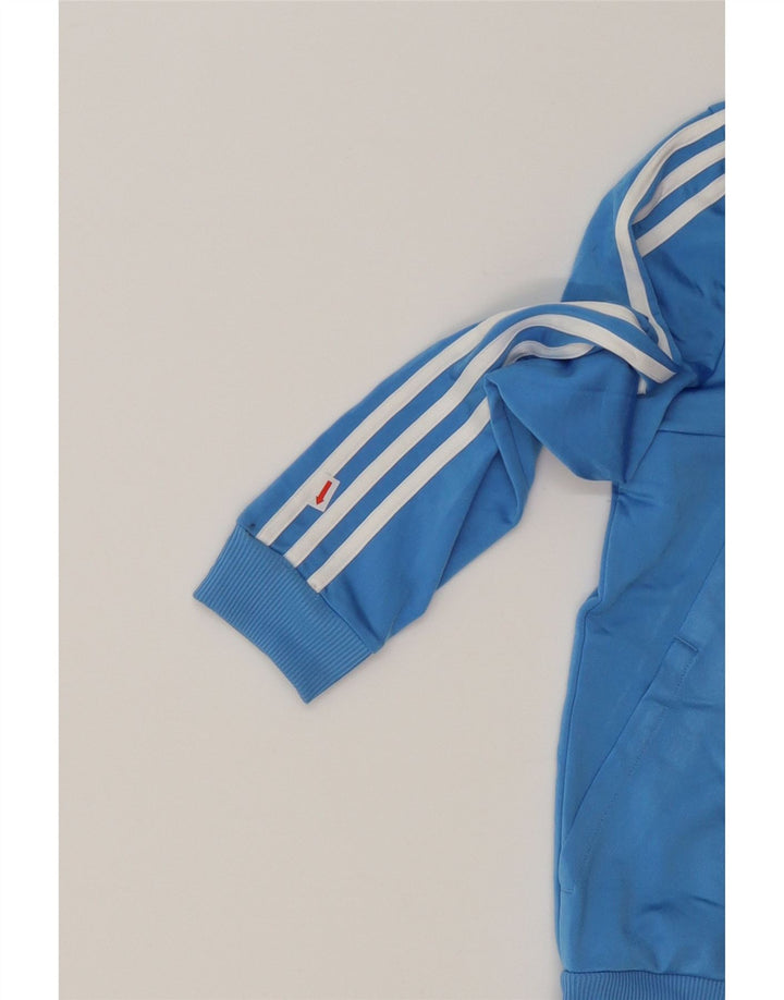 ADIDAS Boys Tracksuit Top Jacket 11-12 Years Blue Polyester Vintage Adidas and Second-Hand Adidas from Messina Hembry 