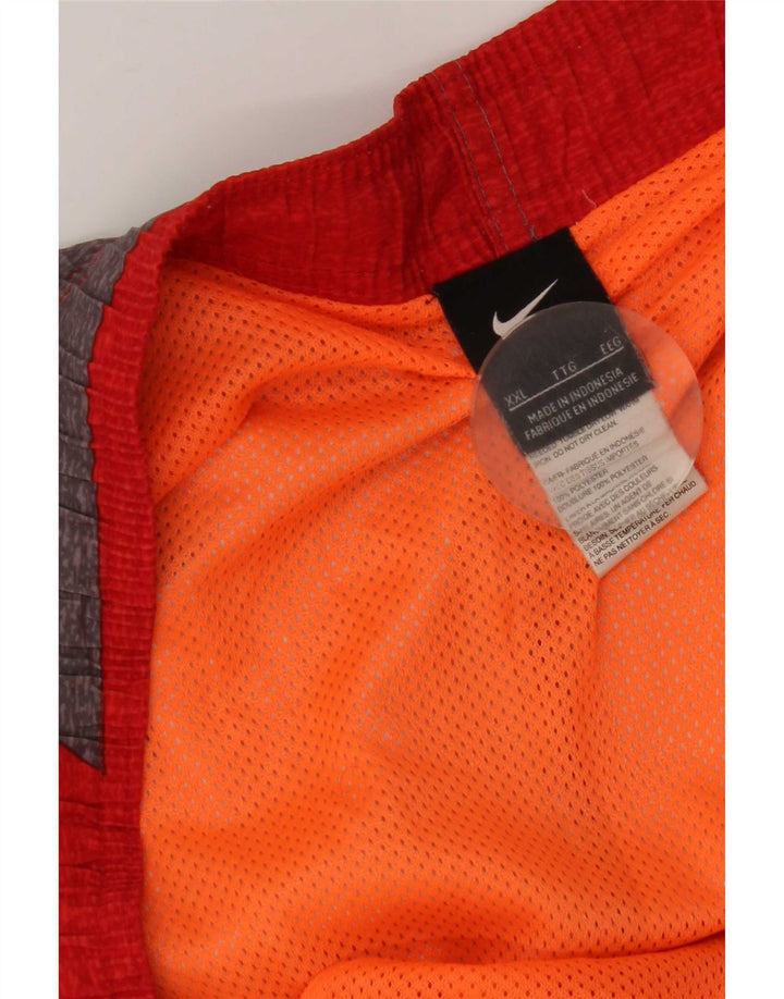 Nike Mens Swimming Shorts 2XL Multicoloured Colourblock Polyester