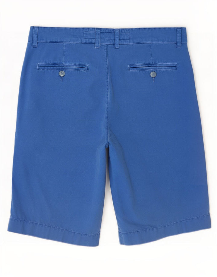 Fay Mens Chino Shorts W34 Large Blue Cotton