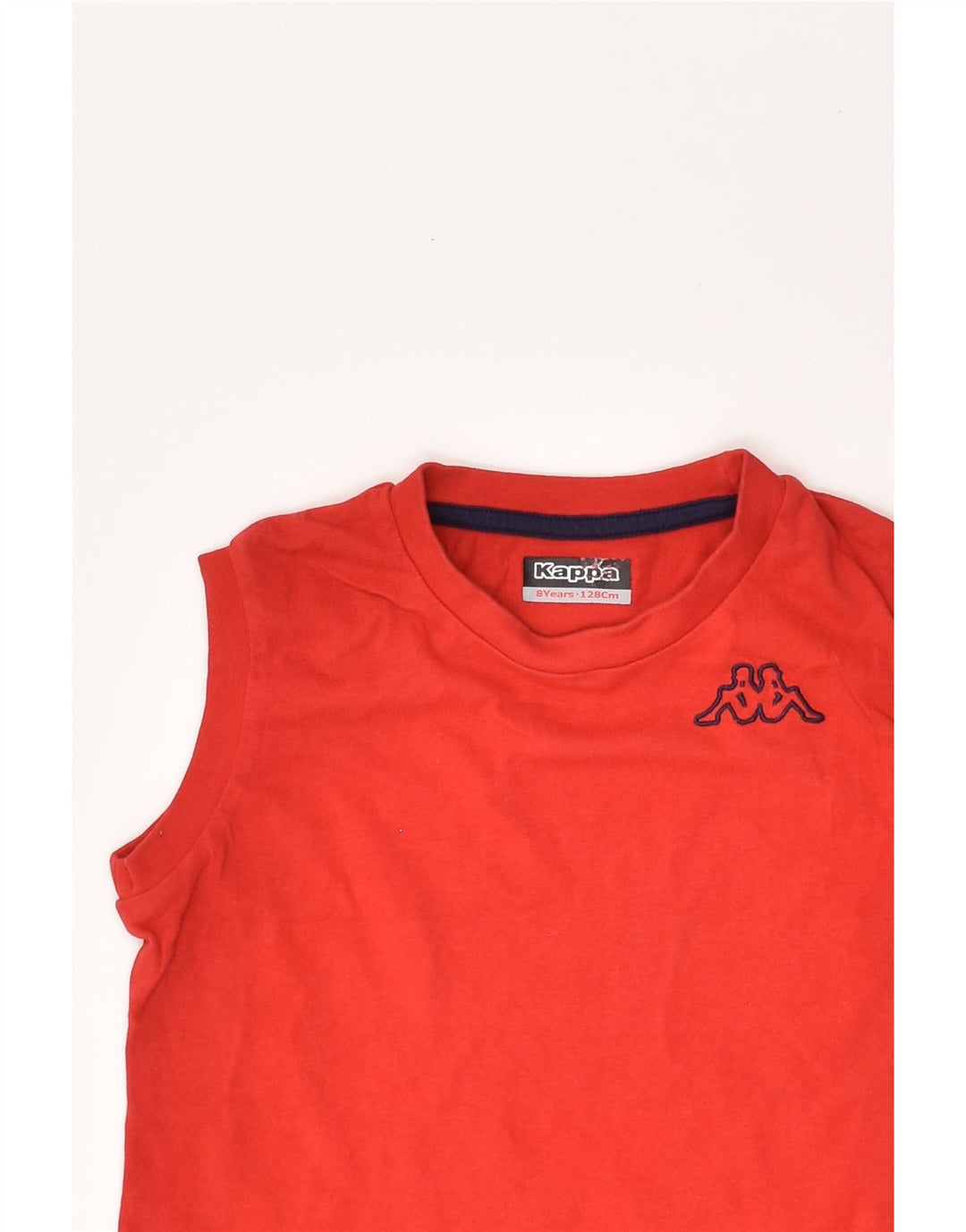 KAPPA Boys Vest Top 7-8 Years Red Cotton | Vintage Kappa | Thrift | Second-Hand Kappa | Used Clothing | Messina Hembry 