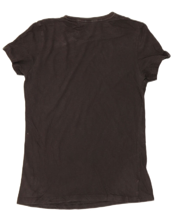 Puma Womens T-Shirt Top UK 10 Small Black