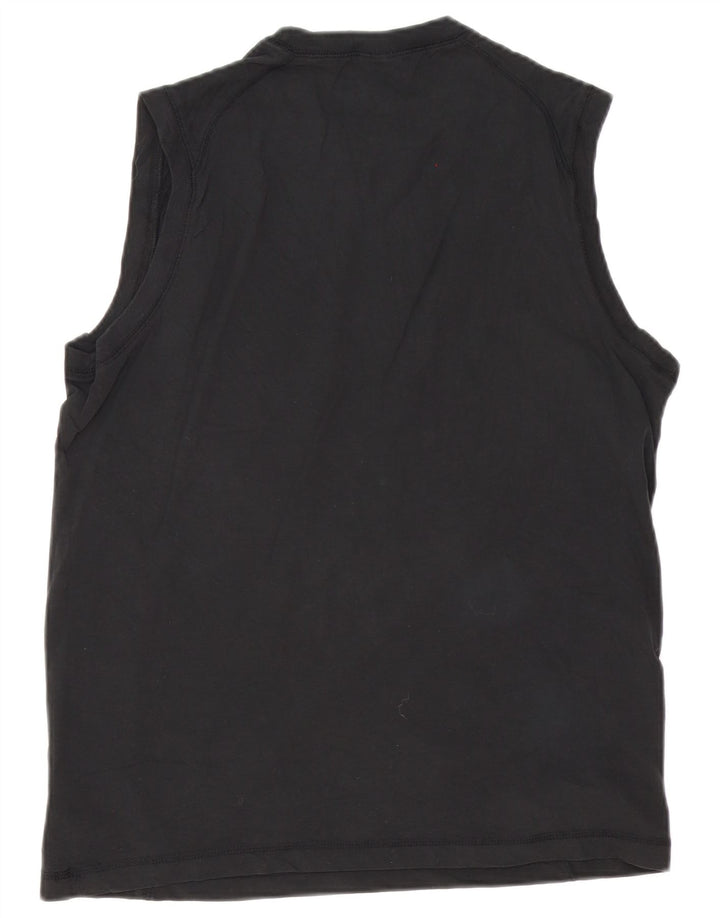 Nike Mens T-Shirt Top Medium Black Cotton