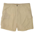 Dockers Mens Khakis Cargo Shorts W34 Large Beige Cotton