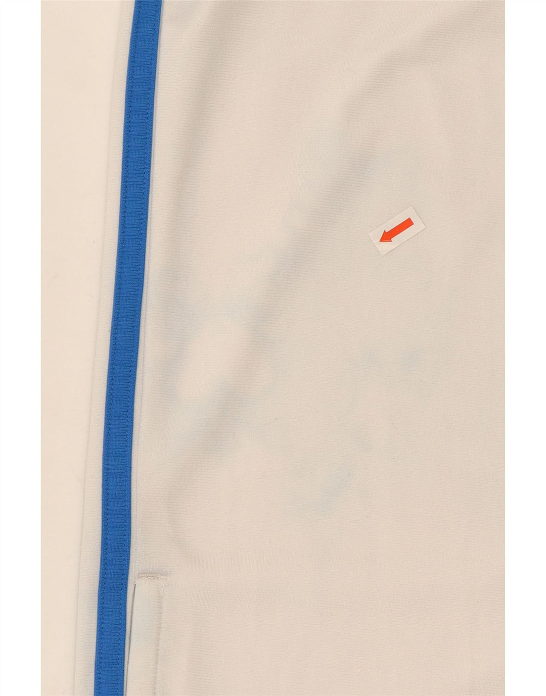 Adidas Mens Tracksuit Trousers Small White Polyester