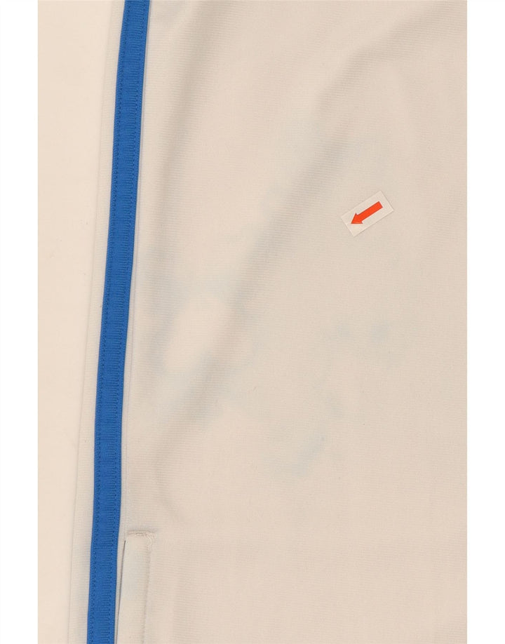 Adidas Mens Tracksuit Trousers Small White Polyester