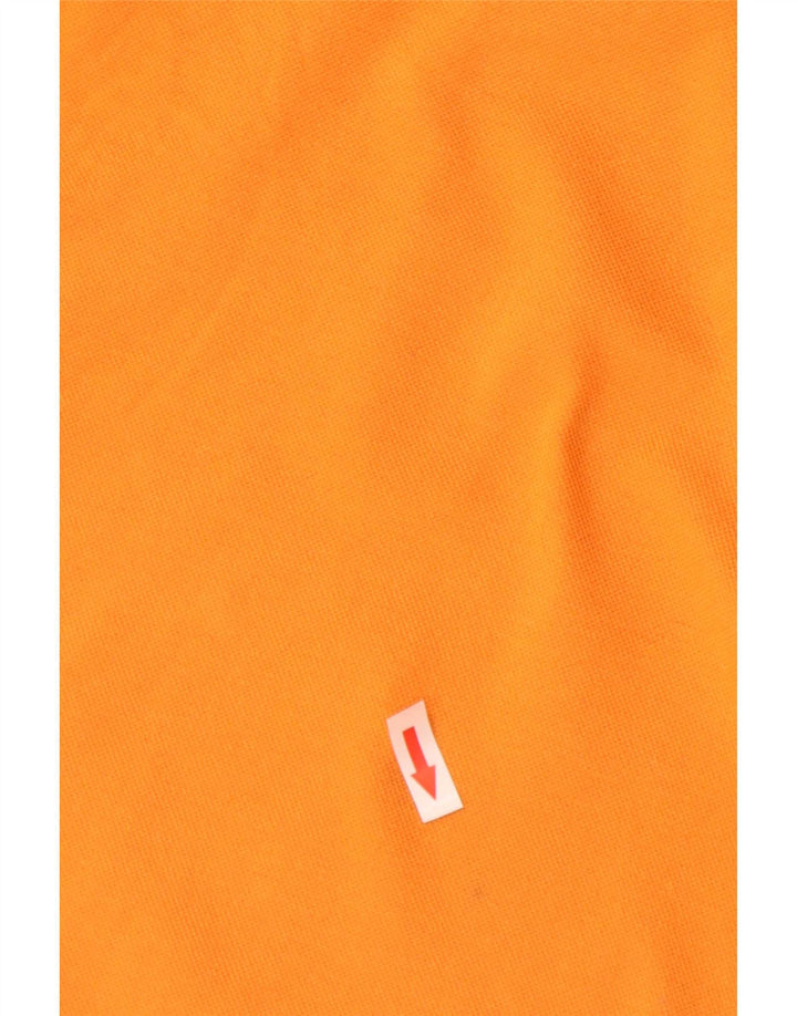 Trussardi Jeans Mens Polo Shirt Medium Orange