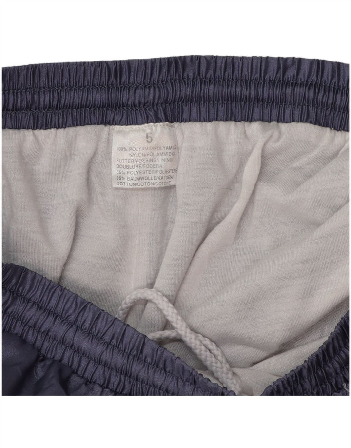 Vintage Mens Tracksuit Trousers Joggers Medium  Purple Polyamide