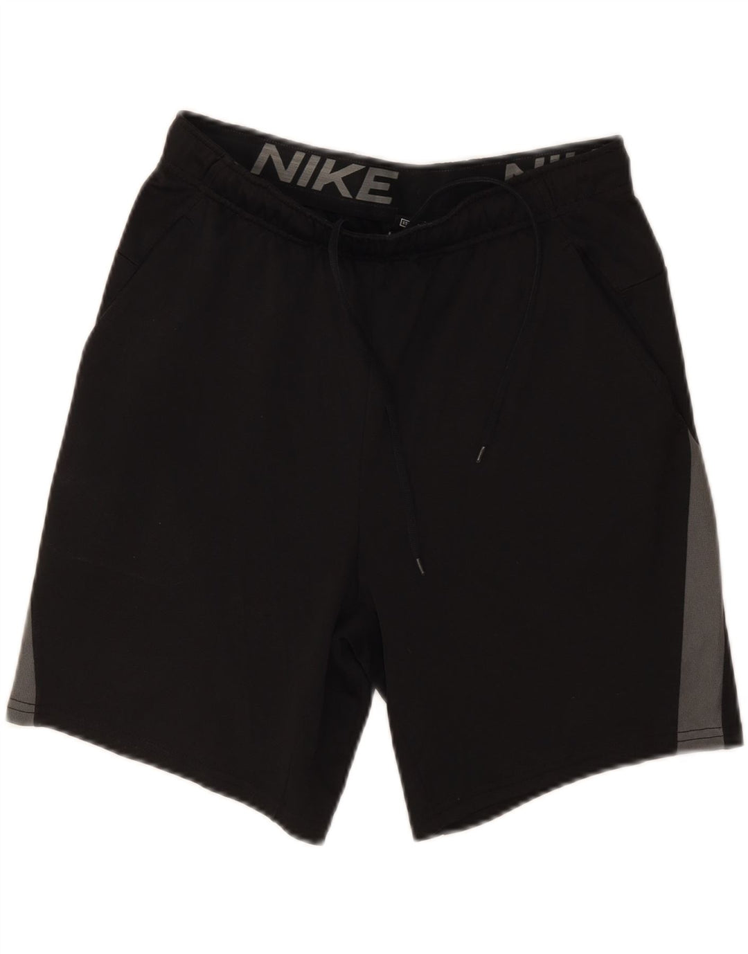 Nike Mens Dri Fit Standard Sport Shorts Medium Black Colourblock Polyester