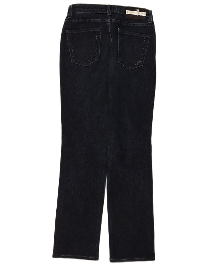 Trussardi Womens Straight Jeans W26 L30 Navy Blue Cotton