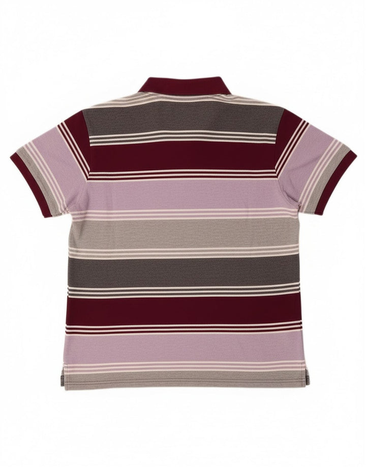Kappa Mens Polo Shirt Large Multicoloured Striped Cotton