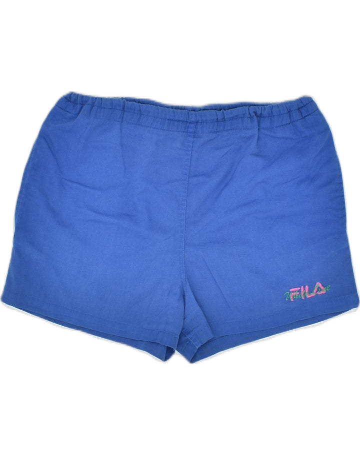 FILA Womens Sport Shorts IT 50 XL W38 Blue Cotton | Vintage | Thrift | Second-Hand | Used Clothing | Messina Hembry 