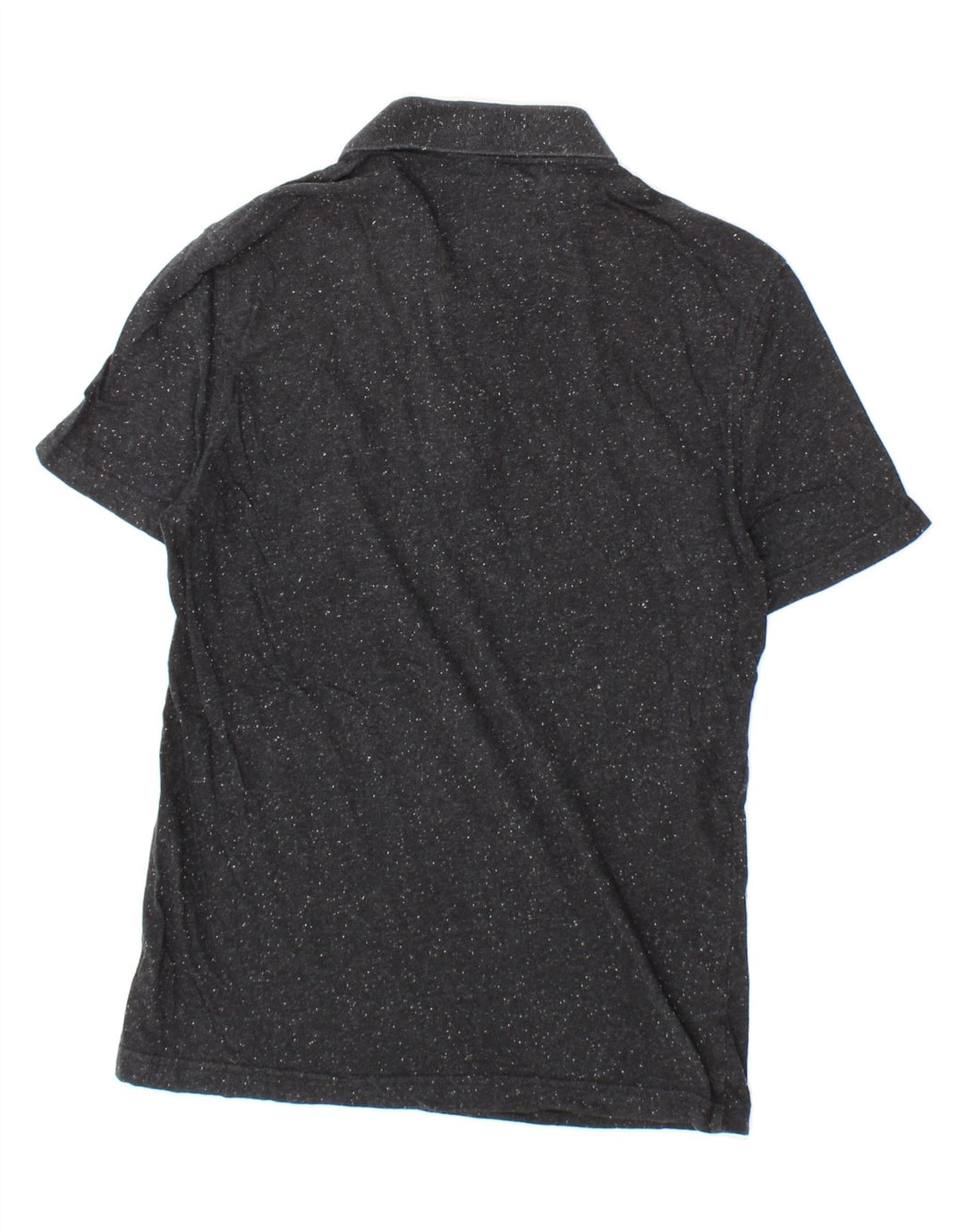 PENGUIN Mens Heritage Slim Fit Polo Shirt Small Black Flecked Vintage Penguin and Second-Hand Penguin from Messina Hembry 