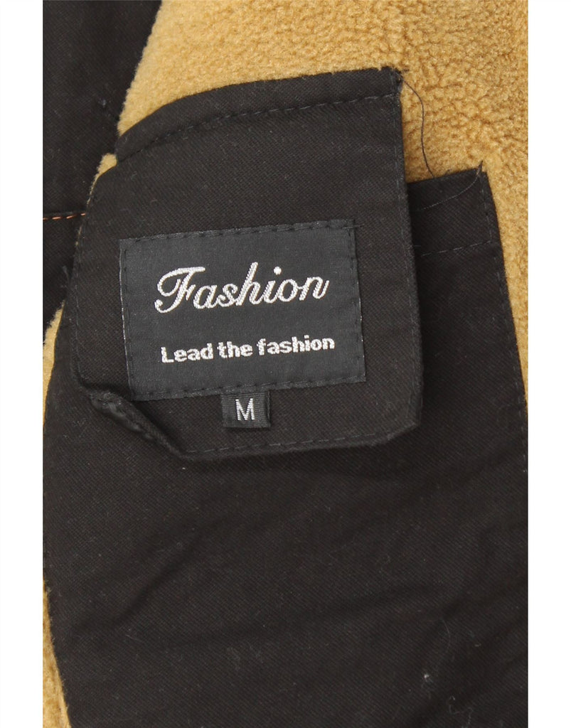 VINTAGE Mens Denim Sherpa Jacket UK 38 Medium Black Vintage Vintage and Second-Hand Vintage from Messina Hembry 