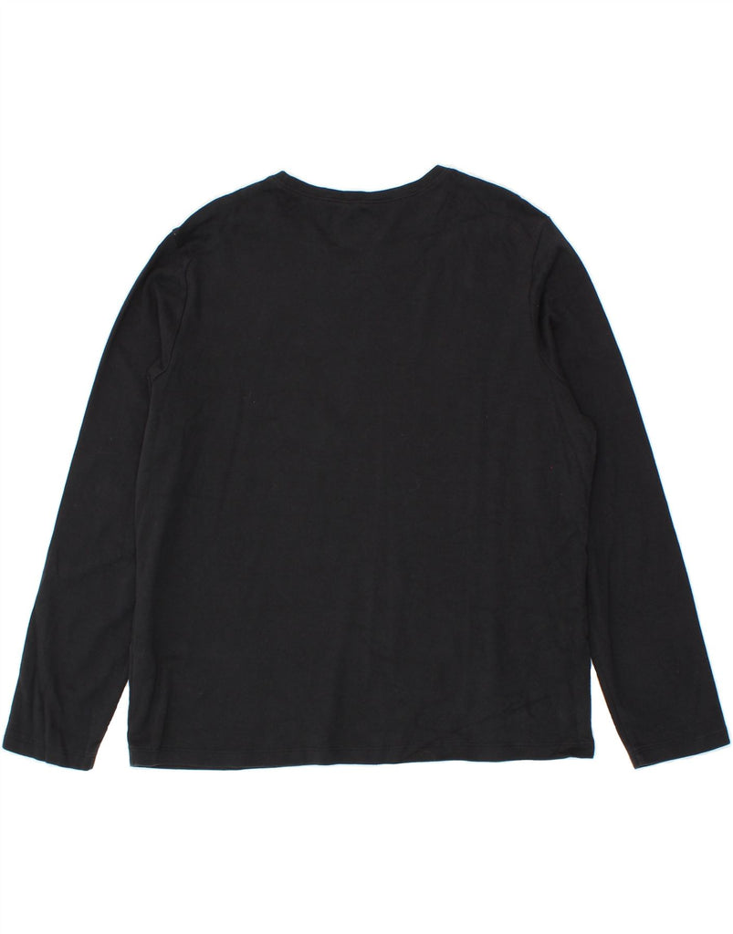 L.L.BEAN Womens Top Long Sleeve UK 18 XL Black Cotton Vintage L.L.Bean and Second-Hand L.L.Bean from Messina Hembry 