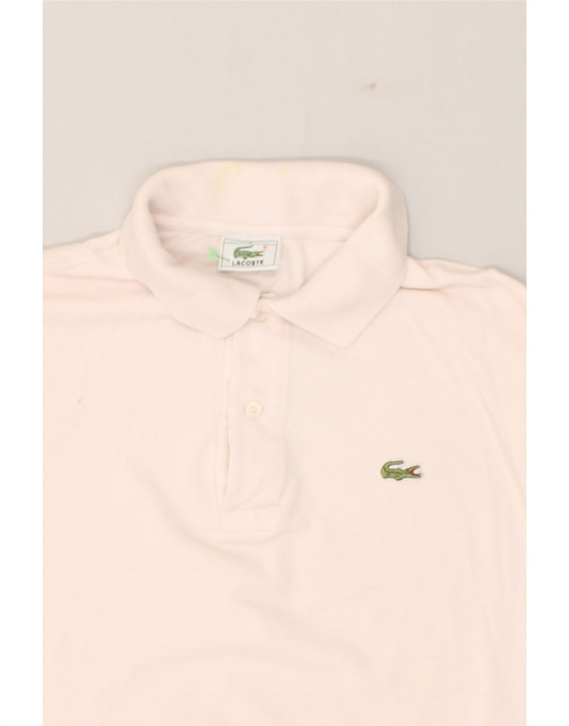 LACOSTE Mens Polo Shirt Size 5 Large Pink Cotton | Vintage Lacoste | Thrift | Second-Hand Lacoste | Used Clothing | Messina Hembry 