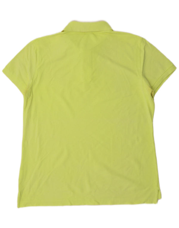 Benetton Mens Polo Shirt 2XL Green Cotton