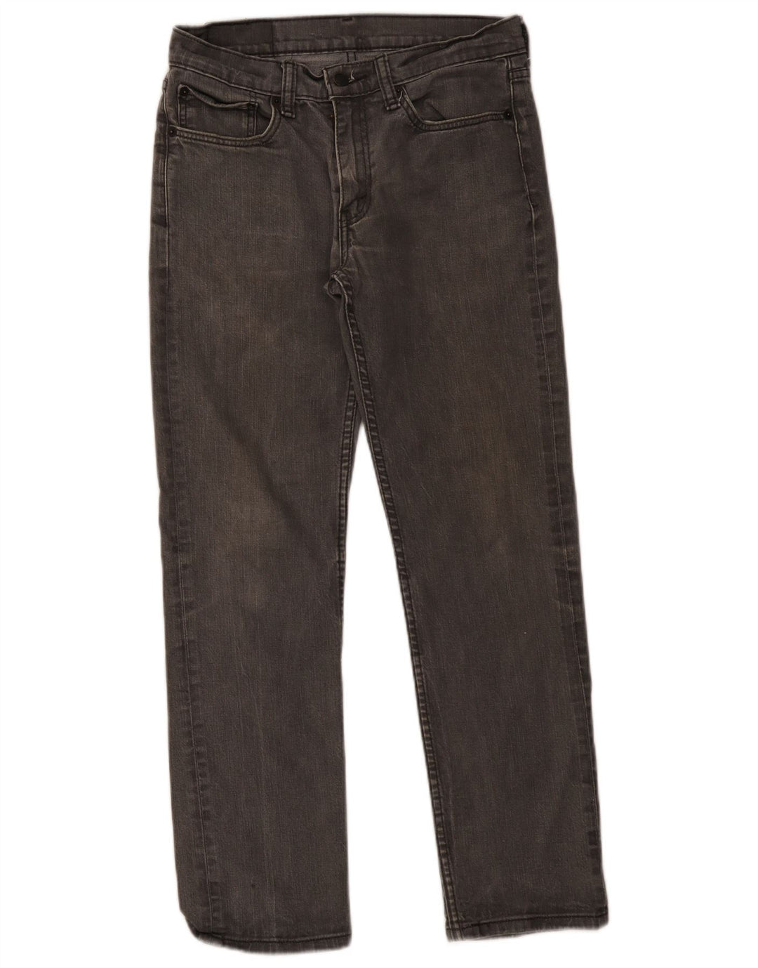 Levi's Mens 514 Straight Jeans W31 L28 Grey Cotton
