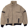 Vintage Mens Utility Jacket UK 38 Medium Grey Colourblock Polyester